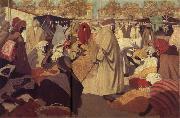 Henri Evenepoel Orange Market in Blidah oil on canvas